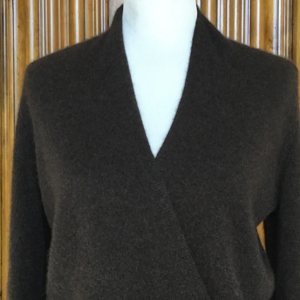 Brochu Walker Phinneas Wrap Cashmere Sweater - Picture 8 of 16